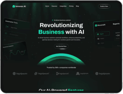 Revolutionizing Business — SaaS website design