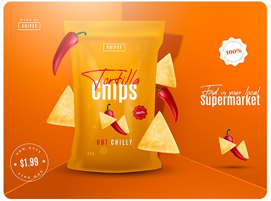 Chips Packaging — Product package design